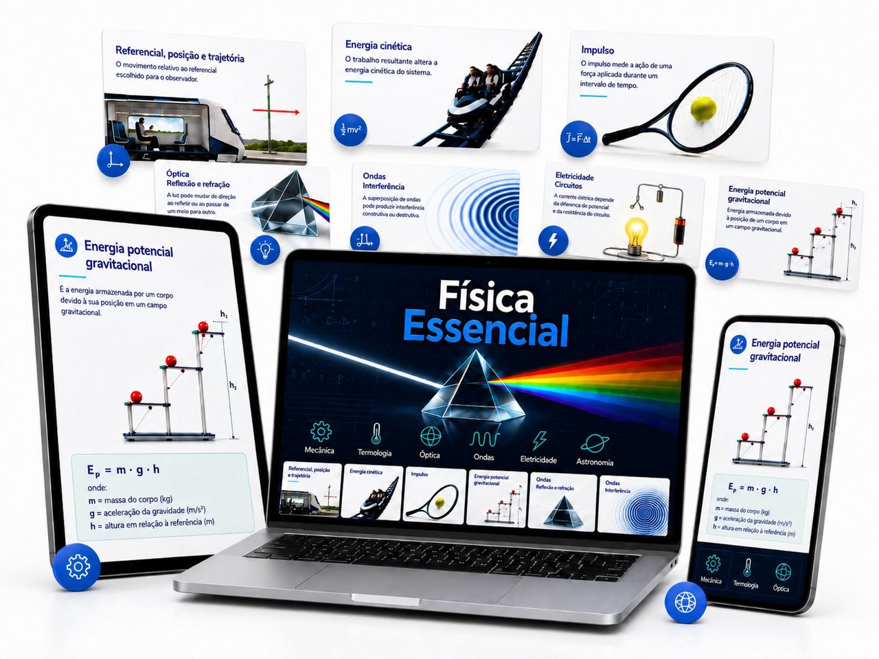+350 Visual Physics Slides - Product Mockup